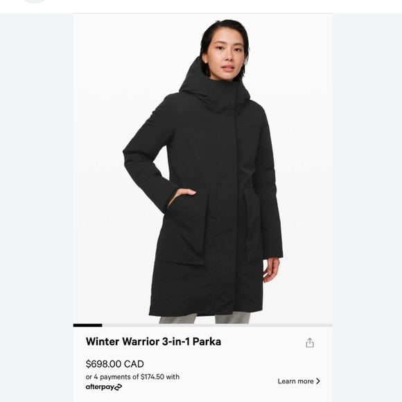 Lululemon Women's Coats Winter Warrior Parka DESIG Warrior 600-Down-Fill Parka - Picture 1 of 14